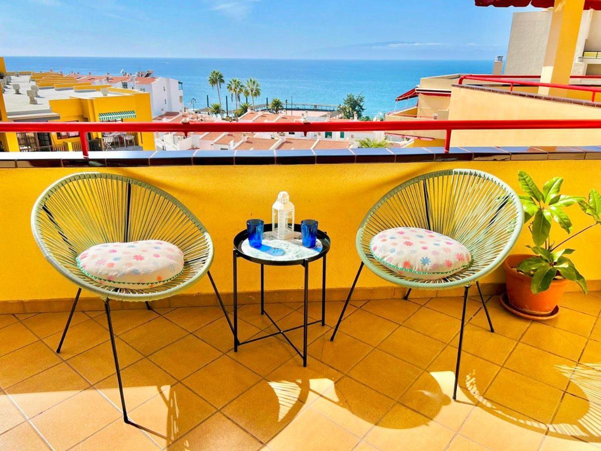 Cozy Beachfront Flat With Pool & Panoramic Sea View Terrace Apartment Puerto de Santiago  Exterior photo